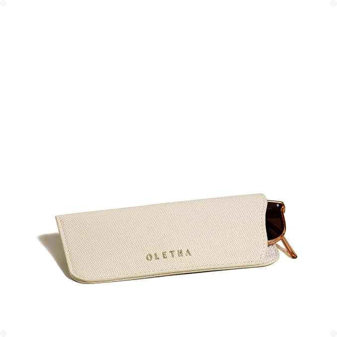 OLETHA Aesthetic Soft Glasses Case, Slip-in Design