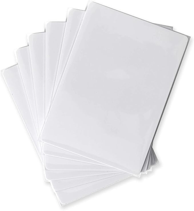 Vault X Exact Fit Sleeves (500 Pack) Perfect Inner Sleeves for Trading Cards, Clear