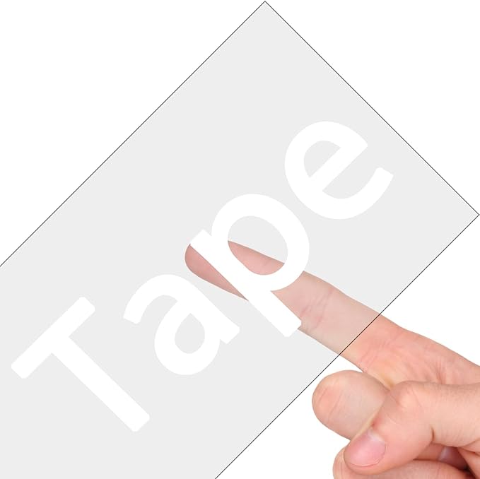 12mm 1/2" Laminated White on Clear Label Tape Tze-135 Compatible with Brother PTouch Label Maker PT D210 D200 H110, 0.47" x 26.2', 3-Pack tz Label Refill