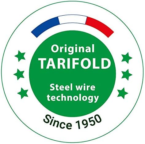 Tarifold Pivoting Pockets for Wall & Desk Systems, Black, 10 Pack | Letter-size display pockets, anti-glare finish, wire-reinforced frame, 20-sheet capacity, made in France, no tabs