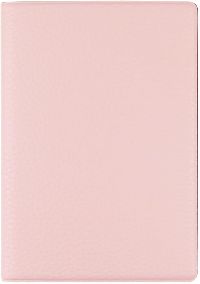 Fenice Classic Passport Cover Holder Wallet Case for Travel Essential RFID Blocking Vegan Leather Waterproof (PINK)