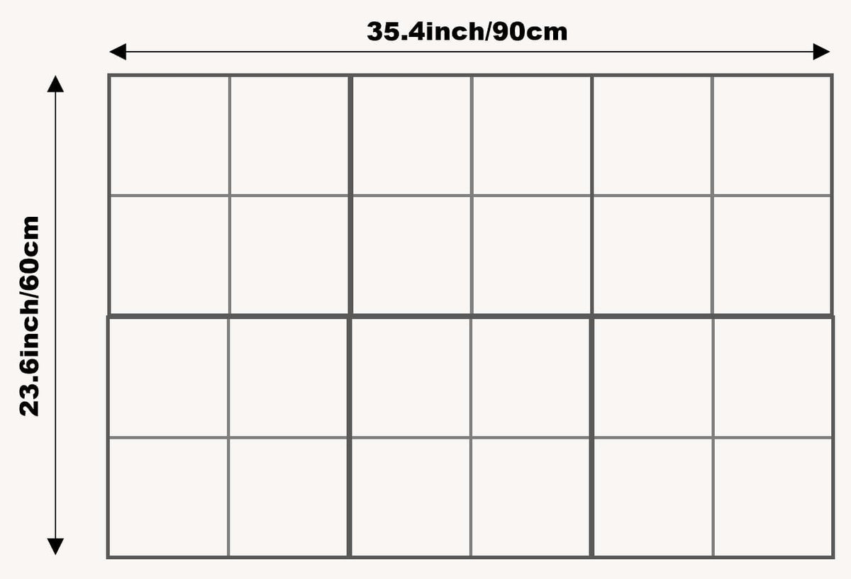 Cork Board 24 x36 Alternative - 6 Pack Felt Wall Tiles with Safe Removable Adhesive Tabs, Cork Boards for Walls for Home Office Pin Board Tack Board Cork Board - Prussian Blue