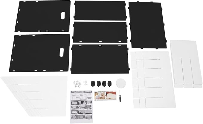 Blue Print Storage Organizer with Wheels, 30 Slots Roll Files Cart, Black | Mobile Blueprint Storage Rack Cart, Construction Plan Holder, Map Poster Storage Cabinet for Office Home School