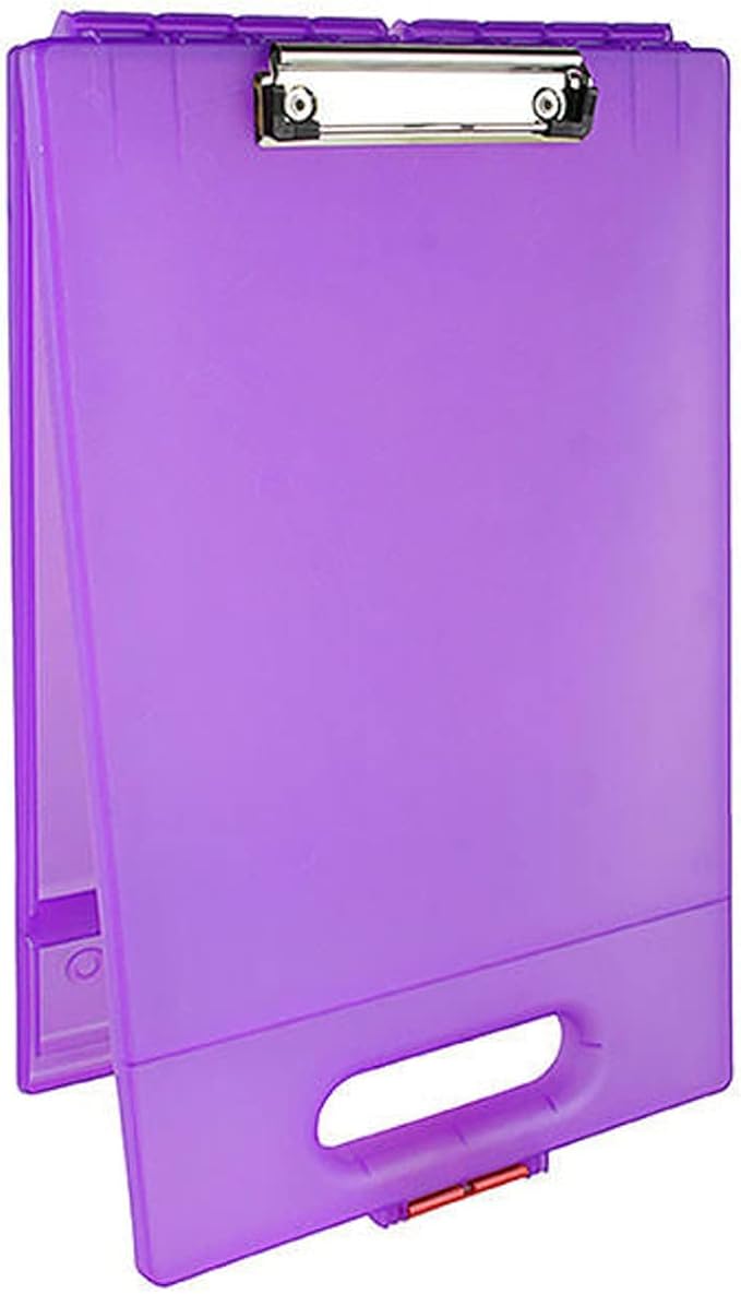 Dexas Clipcase Storage Clipboard with Handle, Purple
