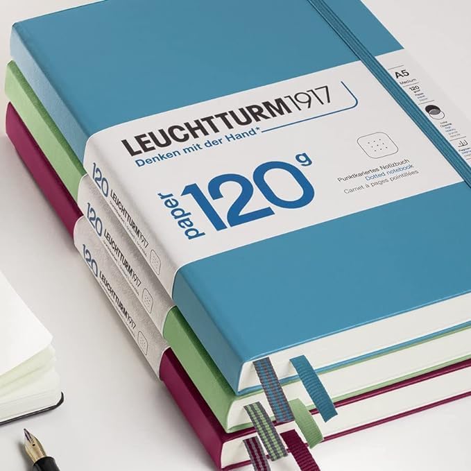 LEUCHTTURM1917 - 120G Special Edition - Medium A5 Plain Hardcover Notebook (Lilac) - 203 Numbered Pages with 120gsm Paper