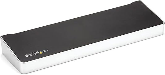 StarTech.com USB-C Triple Monitor Docking Station for MacBook Pro / Air M1 M2 M3 M4 & Windows, Universal 4K HDMI DP Dock, Thunderbolt Compatible, 60W Laptop Charging - TAA