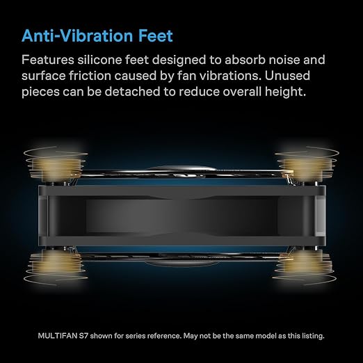 AC Infinity MULTIFAN S1, Quiet 80mm USB Fan, UL-Certified for Receiver DVR PlayStation Xbox Computer Cabinet Cooling