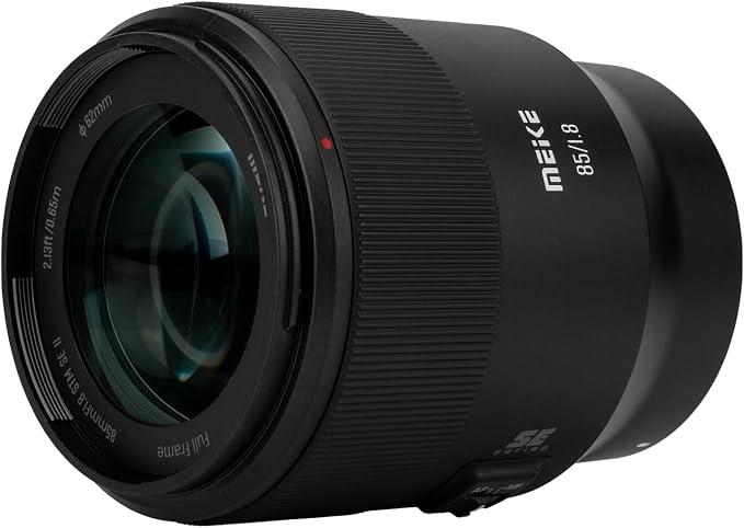 Meike 85mm f1.8 SE II Full Frame STM High Resolution 8K Auto Focus Medium-telephoto Lens Fixed Prime Portrait Lenses for Sony E Mount Mirrorless Cameras A9 A7II A7RII A7 A7R3 A7R4 A7IV A7C A7SIII