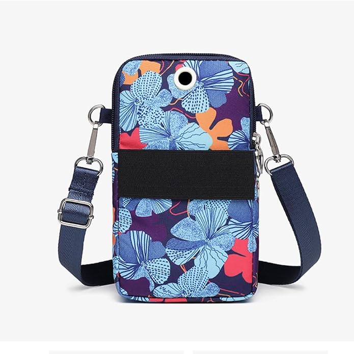 Small Crossbody Bag for Women - Mini Phone Purses with Crossbody Strap and Wallet - Nylon Arm Bag