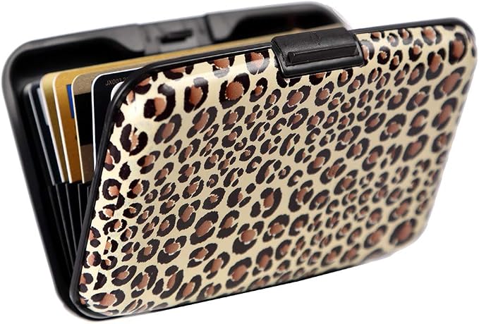 Credit Card Holder Small RFID Blocking Wallet Business Metal Slim Mini Aluminum Hard Case for Women Men