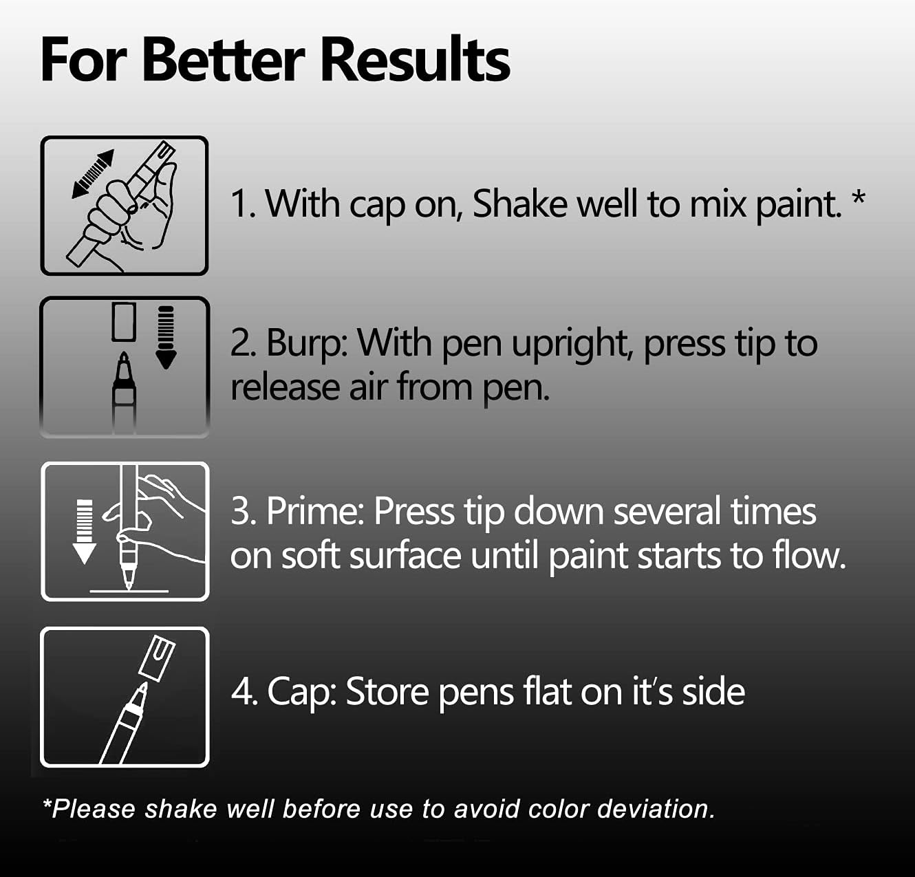 Purple Marker Paint Pens - 6 Pack Acrylic Purple Permanent Marker, 0.7mm Extra Fine Tip Paint Pen for Art Projects, Drawing, Rock Painting, Ceramic, Glass, Wood, Plastic, Metal, Canvas DIY Crafts