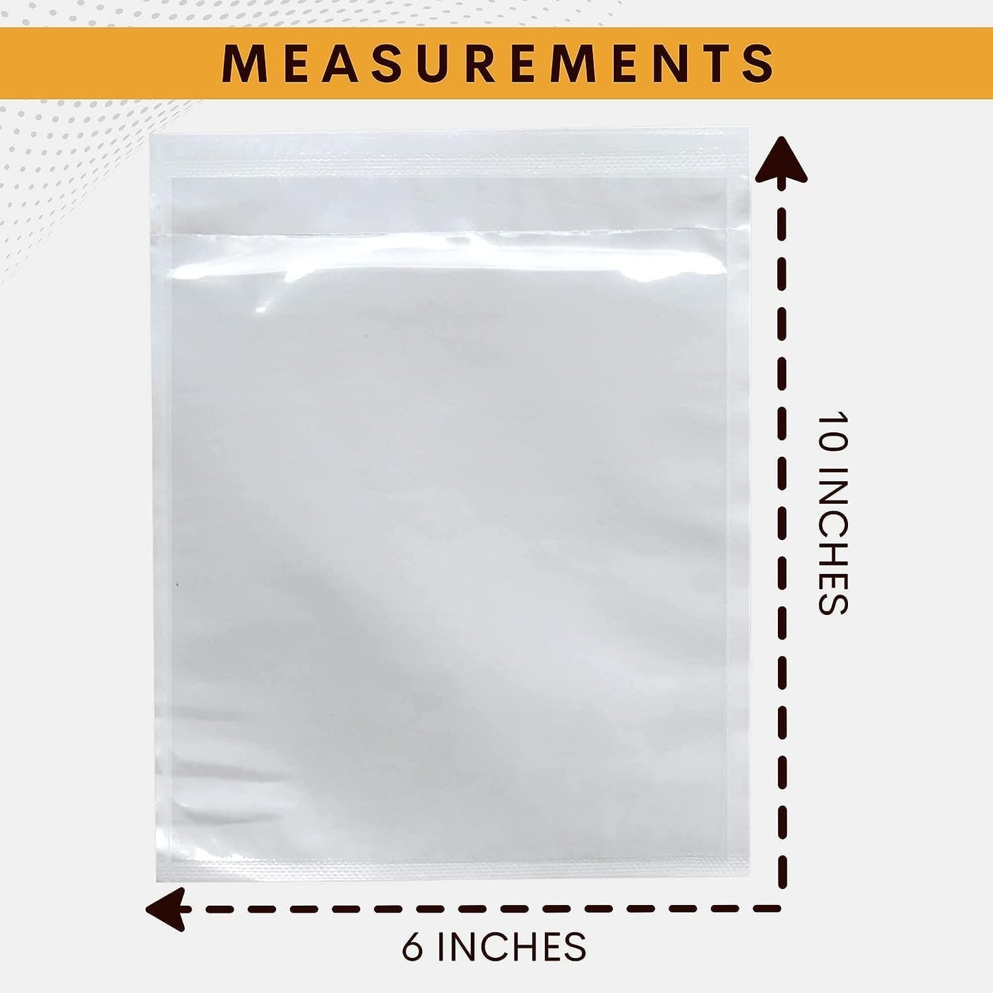 1000 Pack 6"x10" Shipping Label Sleeves – Clear Self-Adhesive Packing Slip Pouches, Waterproof Packing List Envelopes – Ideal for Shipping Documents, Mailing Labels, Invoices & Packing Slips