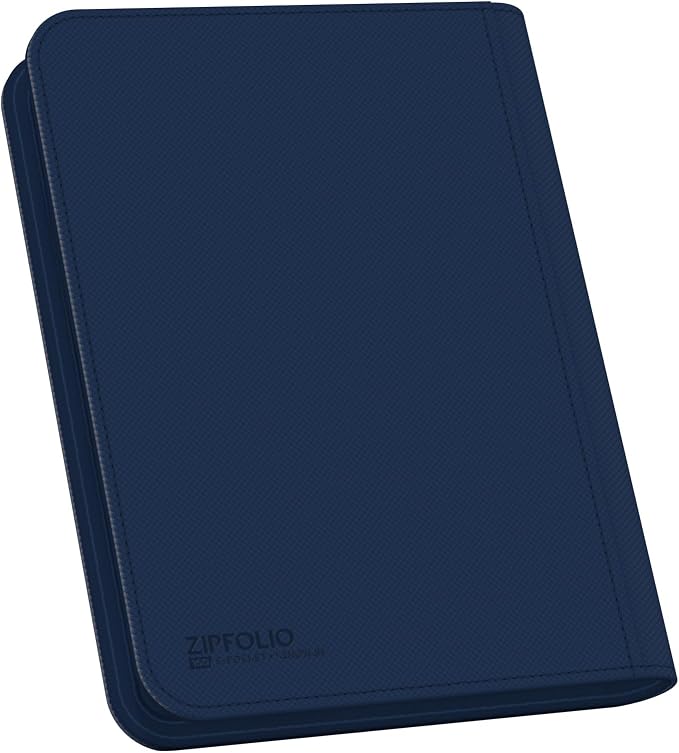 Ultimate Guard Zipfolio 160 – 8 Pocket Xenoskin Dark Blue