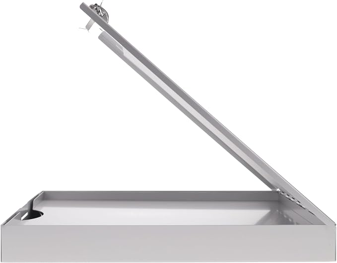 Saunders Cruiser Mate Metal Clipboard with Storage, Dual Tray Aluminum Nursing Folio, Heavy Duty Form Holder for Police & Work, Letter Size Privacy Box with Self-Locking Latch, Silver