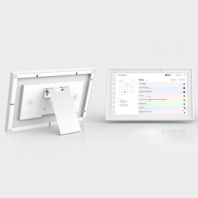 15.6" Smart Digital Calendar, No Subscription WiFi Touch 1080P Photo Frame | No subscription fees, cross-platform WiFi sync iCloud, Google & Outlook, all-in-one FHD touch family organizer photo frame