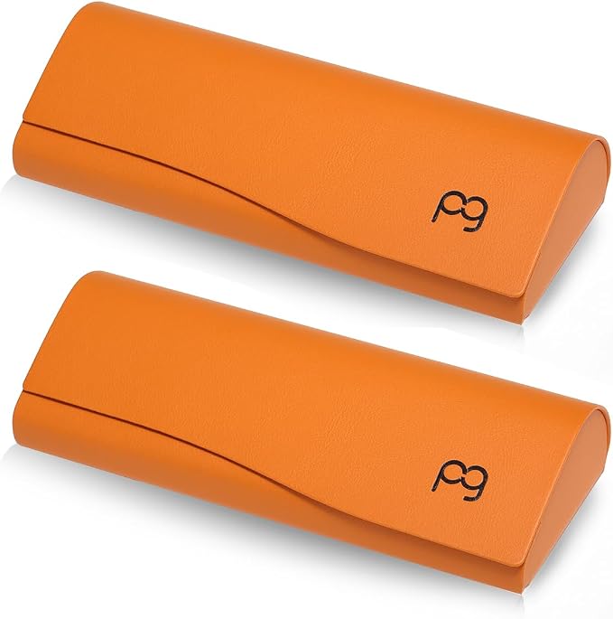Slim Glasses Case, Reading Glasses Case, Portable Hard Shell Protective Eyeglasses Case with Magnetic Closure for Travel
