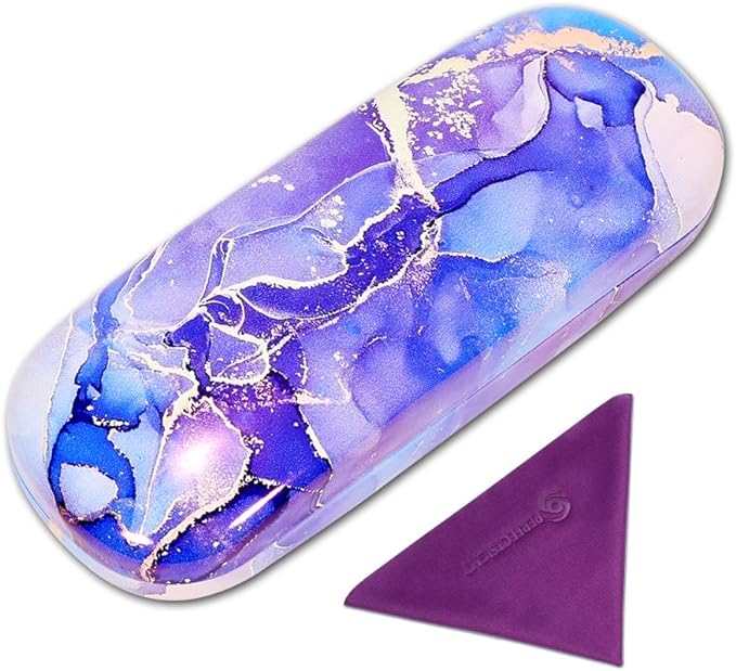 PERFECTSIGHT Hard Shell Eyeglasses Case, Kawaii Protective Glasses Case for Kids, Cute Eyeglass Case for Women Men Girls