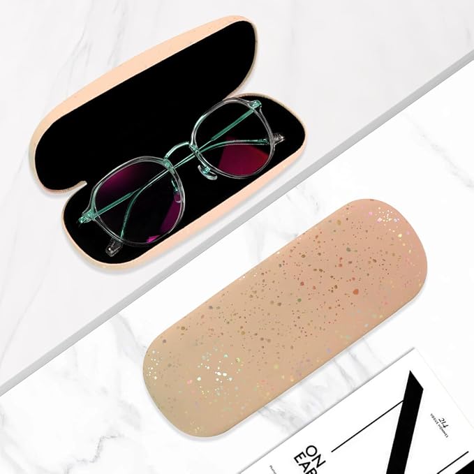 PERFECTSIGHT Hard Shell Eyeglasses Case, Kawaii Protective Glasses Case for Kids, Cute Eyeglass Case for Women Men Girls