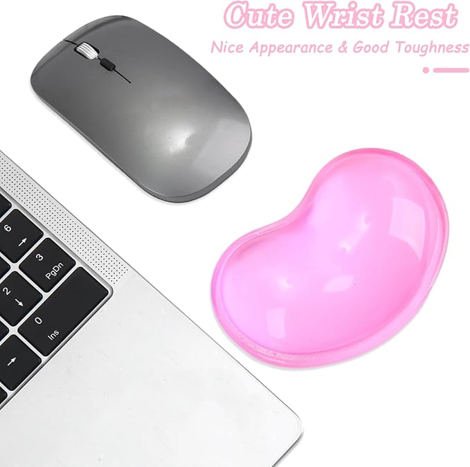 Gel Keyboard & Mouse Wrist Rest Set - Keyboard Wrist Rest Pad & Mouse Support for Office Gaming Pad Computer Laptop Ergonomic Comfortable Pain Relief- Pad Set (2 Pack)