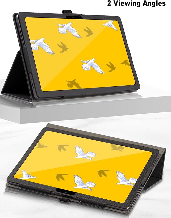 Case for Wacom MovinkPad 11 11.45 inch, Wacom MovinkPad 11 Tablet Case, Folding Stand Protective Cover with Pencil Holder and Wrist Strap, Full Protection. (Black)