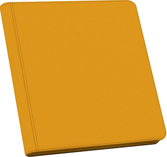 1000+ Pockets Trading Card Binder, 16 Pocket Ringless Side Loading Card Holder Album, Trading Card Album Fit for YuGiOh, MTG, TCG, Game Cards, Sports Cards, Business Cards (Yellow)