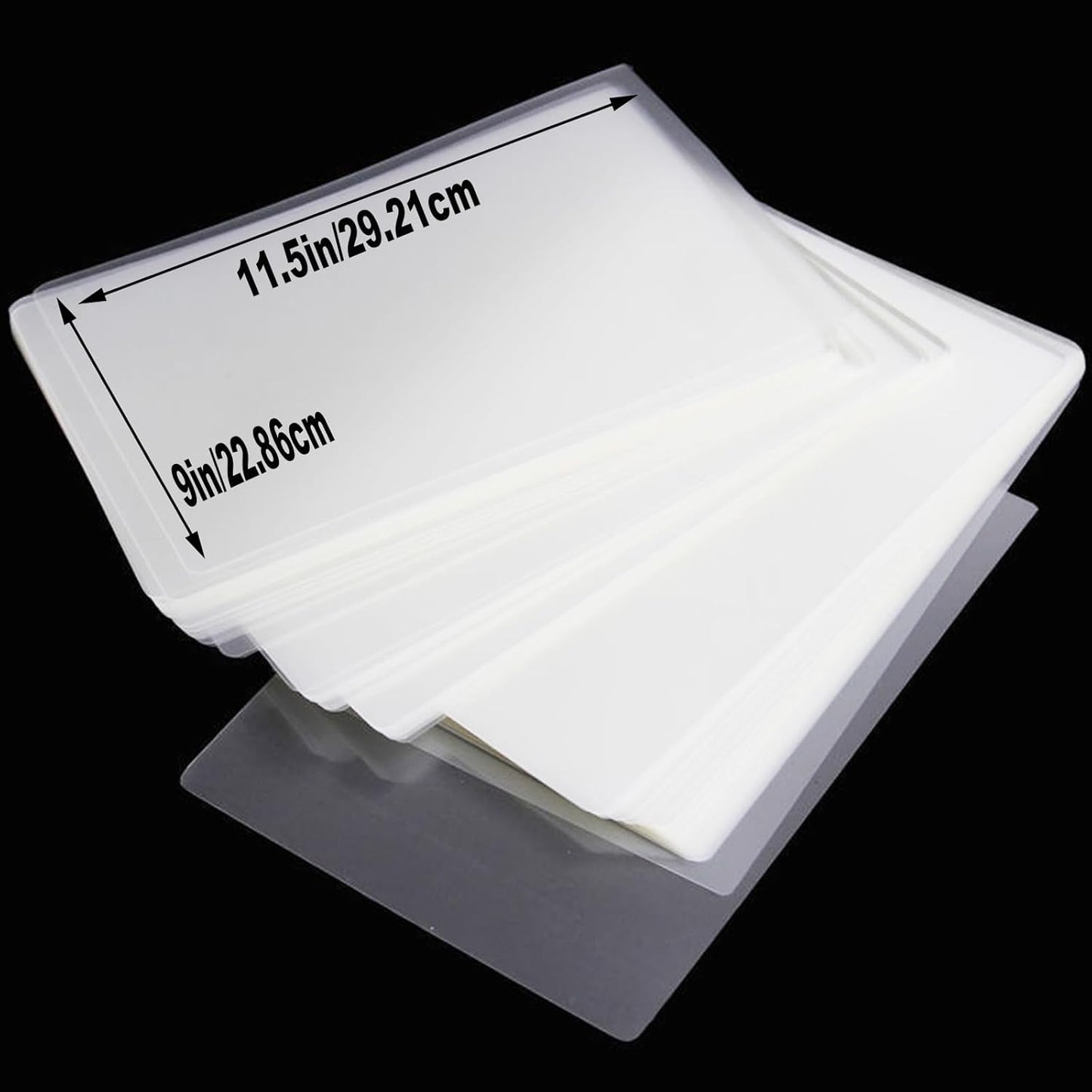 500 Pack Laminating Sheets, Clear 9 x 11.5 Inch Thermal Laminating Pouches for Thermal Laminator, 3 Mil Lamination Sheet Paper, Letter Size, HeatSeal