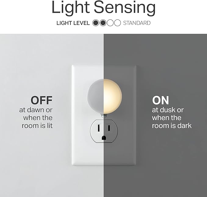 Lights by Night, LED Night Lights Plug Into Wall, 10-Pack, Dusk to Dawn Auto On/Off Sensor, Soft White, Plug In Nightlight Perfect for Adults, Kids, Bedroom, Bathroom, Hallway, Kitchen