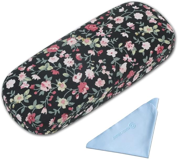 PERFECTSIGHT Hard Shell Eyeglasses Case, Kawaii Protective Glasses Case for Kids, Cute Eyeglass Case for Women Men Girls