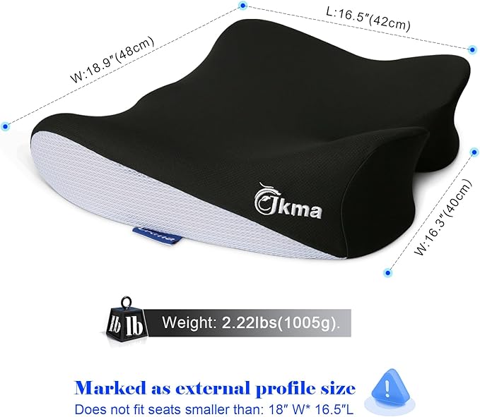 memory foam cushion for car seat, ergonomic seat cushion for office chair, gaming chair cushion. Sciatica & Hip & Coccyx Pain Relief Desk Chair Cushion.Tailbone pads for truck driver, wheelchair users