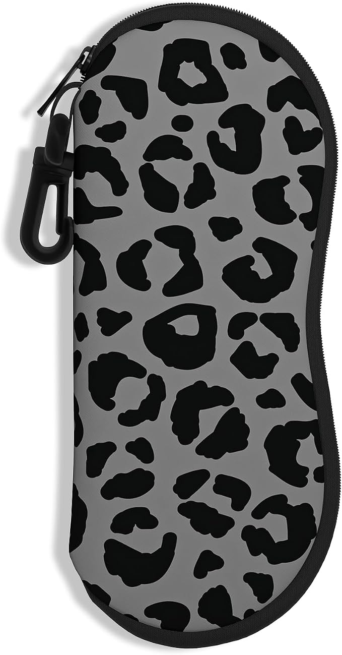 Sunglasses Soft Case, Ultra Light Portable Neoprene Zipper Glasses Case for Men Women
