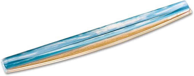 Fellowes Photo Gel Keyboard Wrist Rest with Microban – Sandy Beach, Multicolor