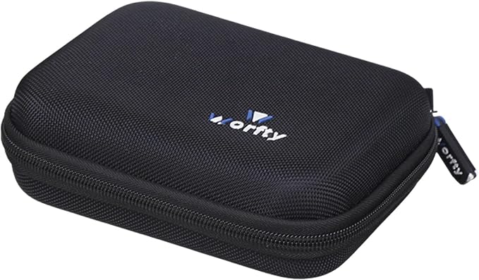 Universal Slim Hard Card Games Cases, Travel Storage Box Holds 200+ Game Cards Compatible with Flip 7/ PM TCG - Fits 2.5×3.5 & 2.25×3.5 Inch Cards (Black)