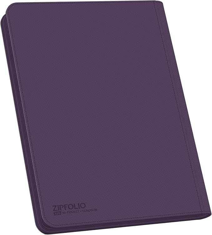 Ultimate Guard Zipfolio 320 – 16 Pocket Xenoskin Purple