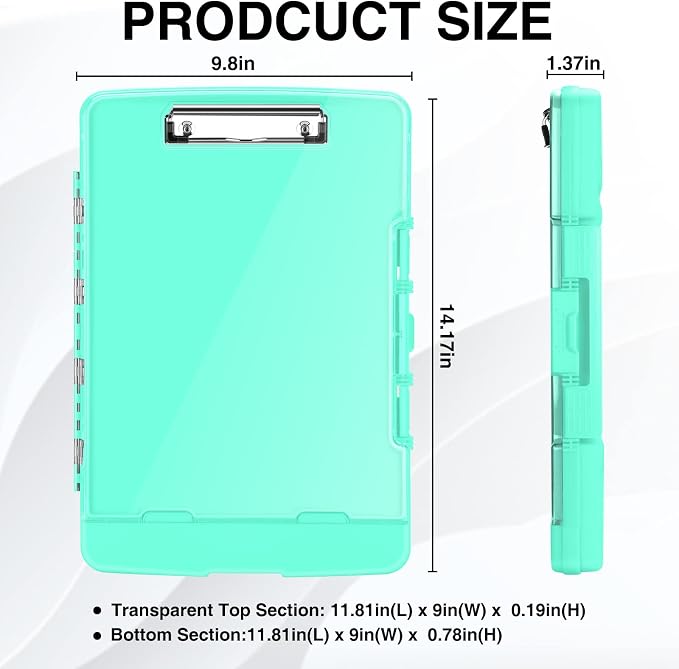 Dual Compartment, Clearview, Dry Erase, High Capacity, Real Hinge, High Capacity, Pen Holder, Coach School & Office Supplies