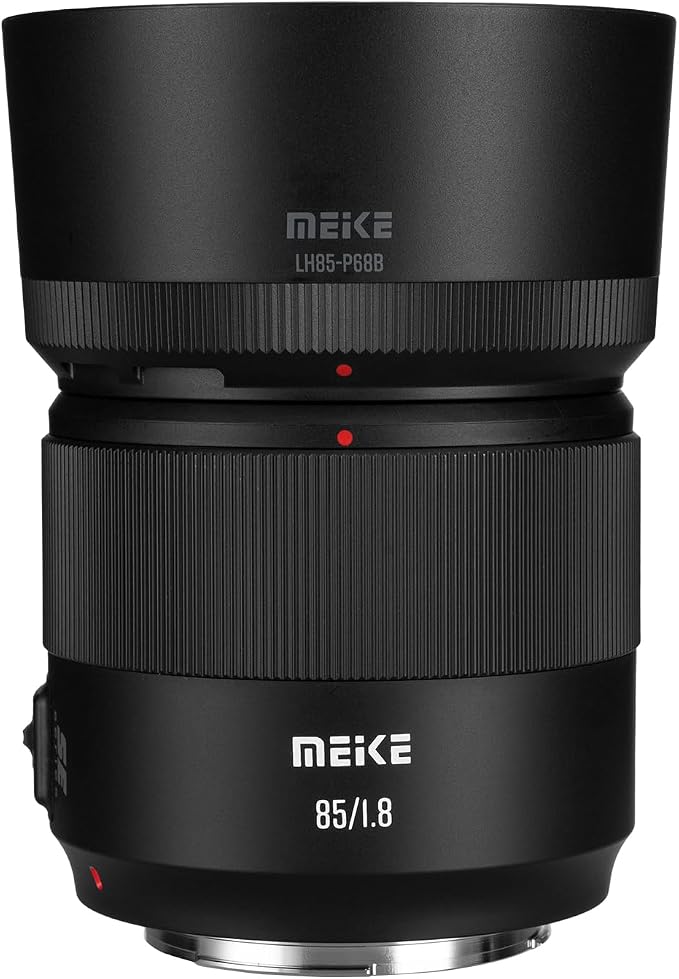Meike 85mm F1.8 SE II Auto Focus Portrait Lens for Canon EF Mount Full Frame DSLR Cameras, STM Prime Lens for Canon EOS 5D Mark IV, 6D Mark II, 90D, 80D, 6D, 7D, 1D, 5D3, 5D4, 70D, 550D, T8i, T7i, T5