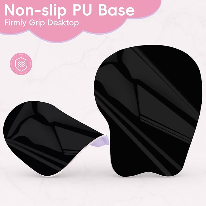 Upgrade Ergonomic Mouse Pad,Non Slip Mousepad Wrist Rest Support for Office, Computer, Laptop & Mac(B-Charming Pink Marble)