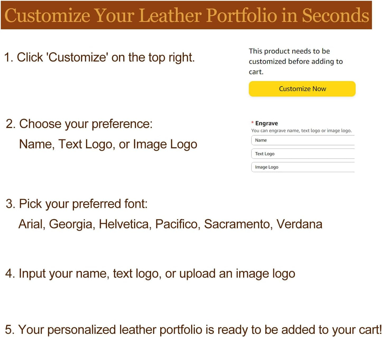 Personalized Vegan Leather Portfolio 3 Ring Binder with Clipboard, Hidden Handle, Custom 8.5 x 11 Zip Padfolio, Business Professional Organizer for Men Women, Black