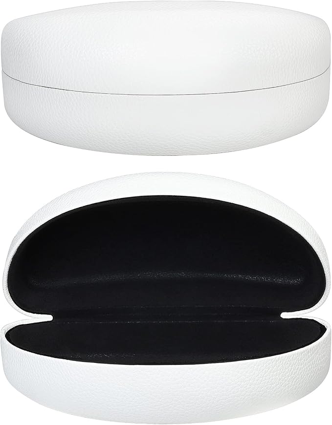 molshine Hard Shell Sunglasses Case,Classic Large Glasses Case for Sunglass,Eyeglasses with Cleaning Cloth,Pouch