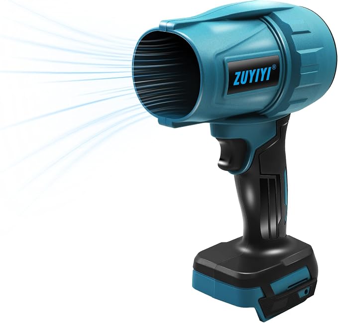 Cordless Leaf Blower for Makita 18V Battery (NOT Included), Handheld Brushless Mini Jet Dry Blower Turbofan, Electric Air Duster 240 MPH High Speed for Cleaning, Camping, Outdoor