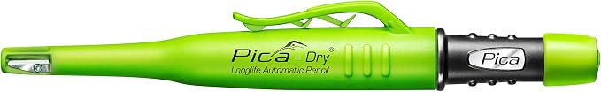 Pica 3030 + 4040 Dry Pen including Special Lead Base Set, Carpenter's Pencil, Green, Blue, White
