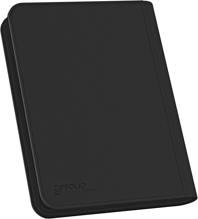 Ultimate Guard Zipfolio 160 – 8 Pocket Xenoskin Black