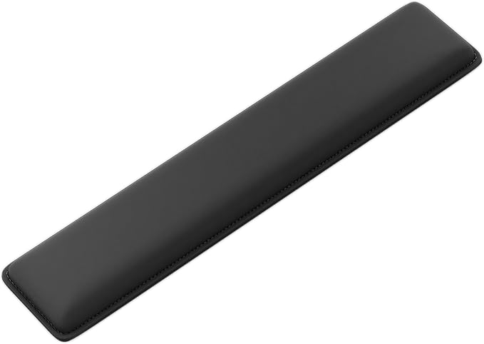 Faluber Cooling Gel Wrist Rest, 14.3-inch Length for Tenkeyless Keyboard, Memory Foam Palm Rest with Non-Slip Footpad, Ergonomic Design, Stain Resistant, PC Accessory Gaming Gear (Medium-TKL)