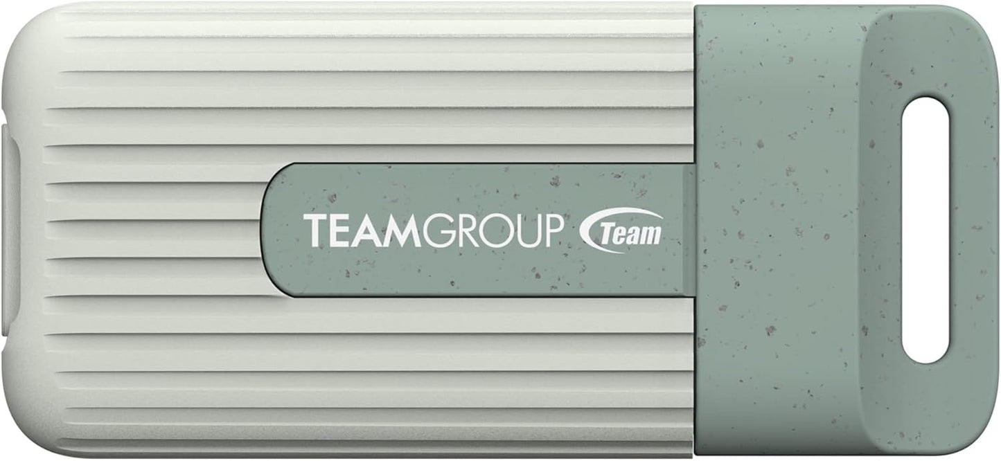 TEAMGROUP PD20 ECO 2TB Portable External Solid State Drive SSD Read up to 1000MB/s USB 3.2 Gen2x1 Type-C Waterproof Dustproof IP54 TPSEG4002T0C102