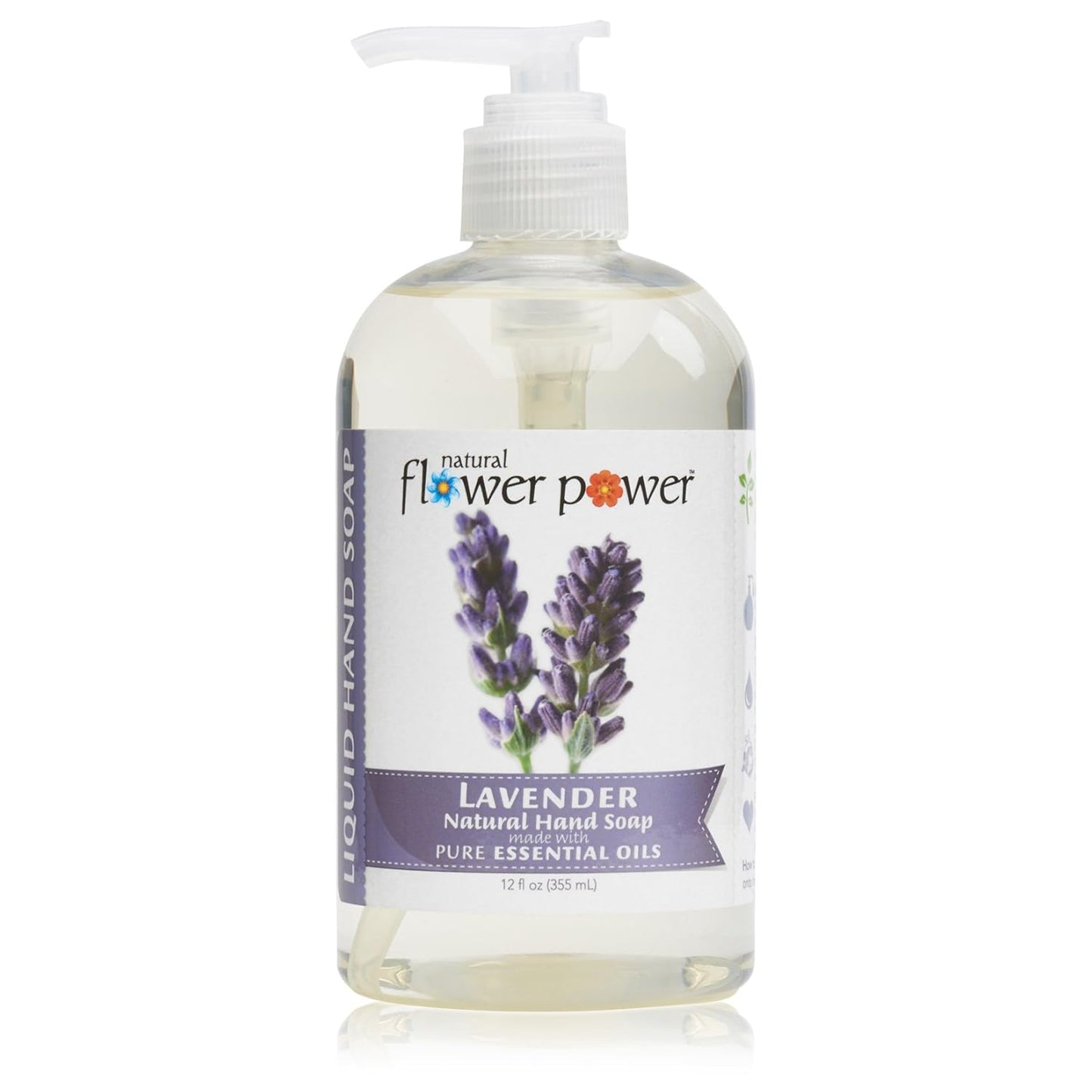 Liquid Hand Soap – Plant-Derived and Bio-Based Formula – Sulfate-Free, pH-Balanced, Vegan 3 Pack – Lavender – 3 x 12 oz