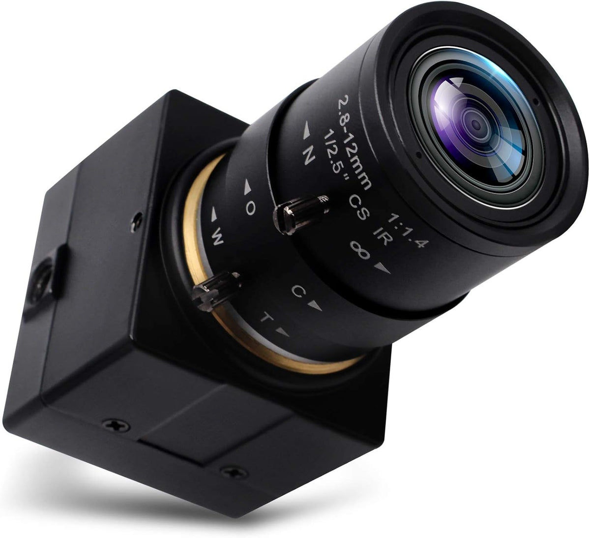 SVPRO 8MP USB Webcam with Zoom Lens,2.8-12mm Optical Zoom Camera with Sony IMX179 Sensor,High Definition Webcam3264x2448 HD Video Camera USB2.0 UVC Plug and Play Camera Support OTG