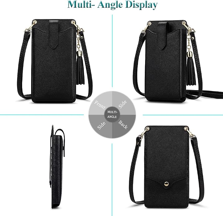 Peacocktion Small Crossbody Cell Phone Purse for Women, Lightweight Mini Small Crossbody Bags for Women with Card Slots