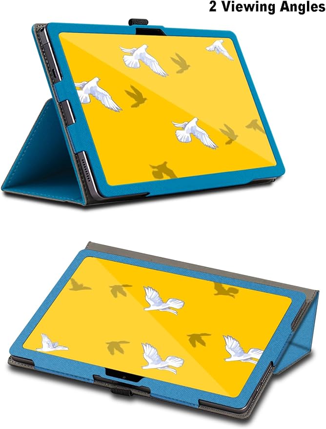 Case for Wacom MovinkPad 11 11.45 inch, Wacom MovinkPad 11 Tablet Case, Folding Stand Protective Cover with Pencil Holder and Wrist Strap, Full Protection. (Light Blue)