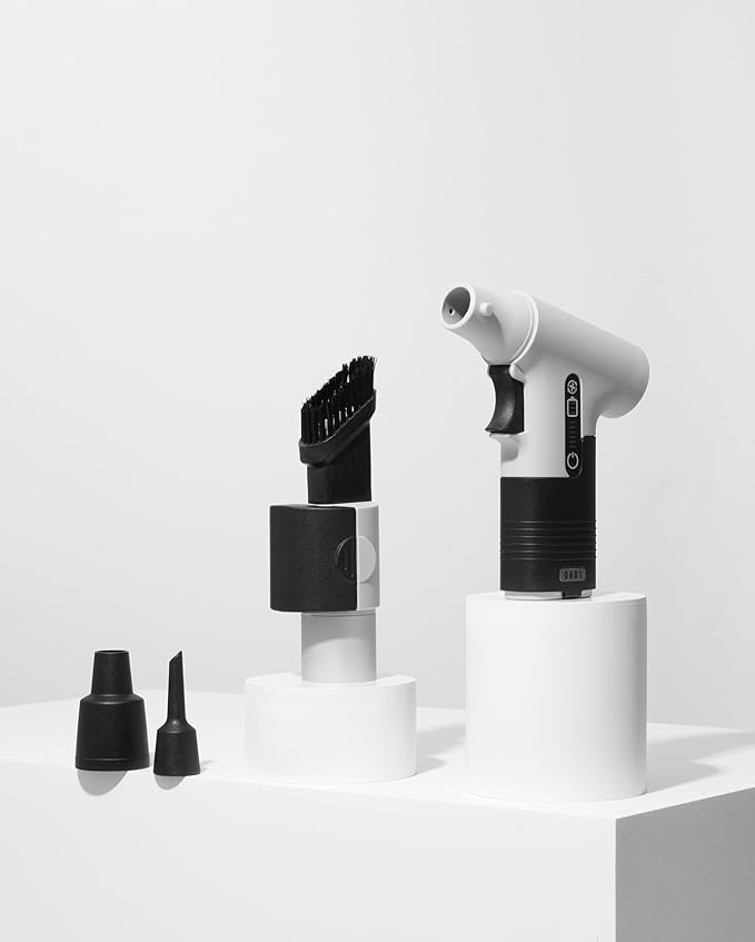 130,000RPM Cordless Air Duster & Mini Vacuum Cleaner – Rechargeable 100W Handheld Blower for Keyboard, Car, Electronics, PC, Home, Office – Eco-Friendly Alternative to Canned Air