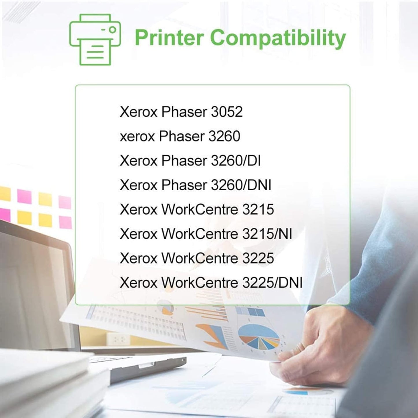 Compatible 101R00474 Drum Unit Replacement for Xerox 3215/3225/3260 Drum Cartridge for Phaser 3260DNI 3260DI WorkCentre 3215NI 3225DNI Drum-1PCS
