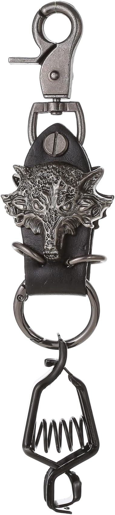 Heavy Duty Glove & Hat Clip with Carabiner, All-Metal Spring Clamp Work Glove Holder for Tool Belt, Harness, Backpack
